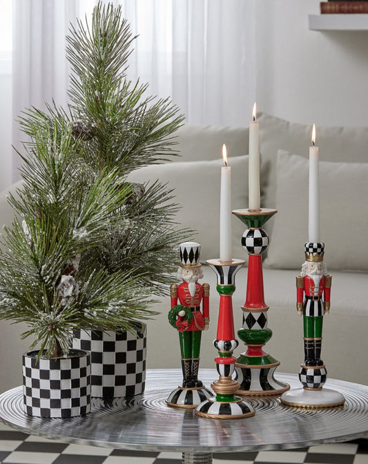 Kerst Chess kandelaars