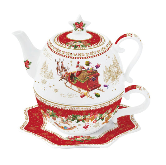 Kerst servies memories Porselein thee voor één persoon 450 ml