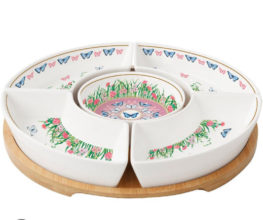 SPRING PARADE SERVING TRAY