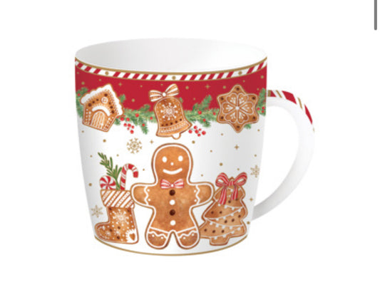 Kerst servies Gingerbread mok