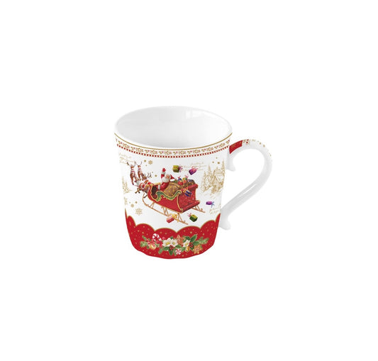 Kerstservies memories Porselein mok 340 ml